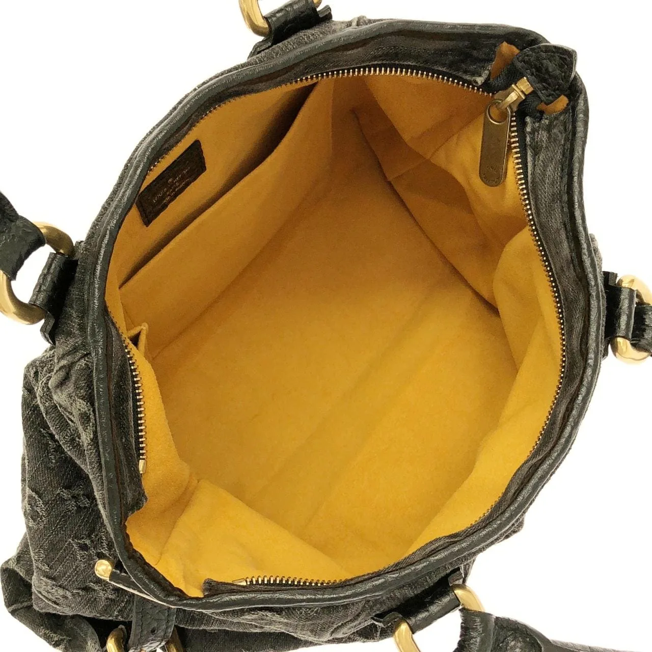 LOUIS VUITTON M95351 Handbag Monogram 黑色 Monogram 中古品A - 縮圖 8