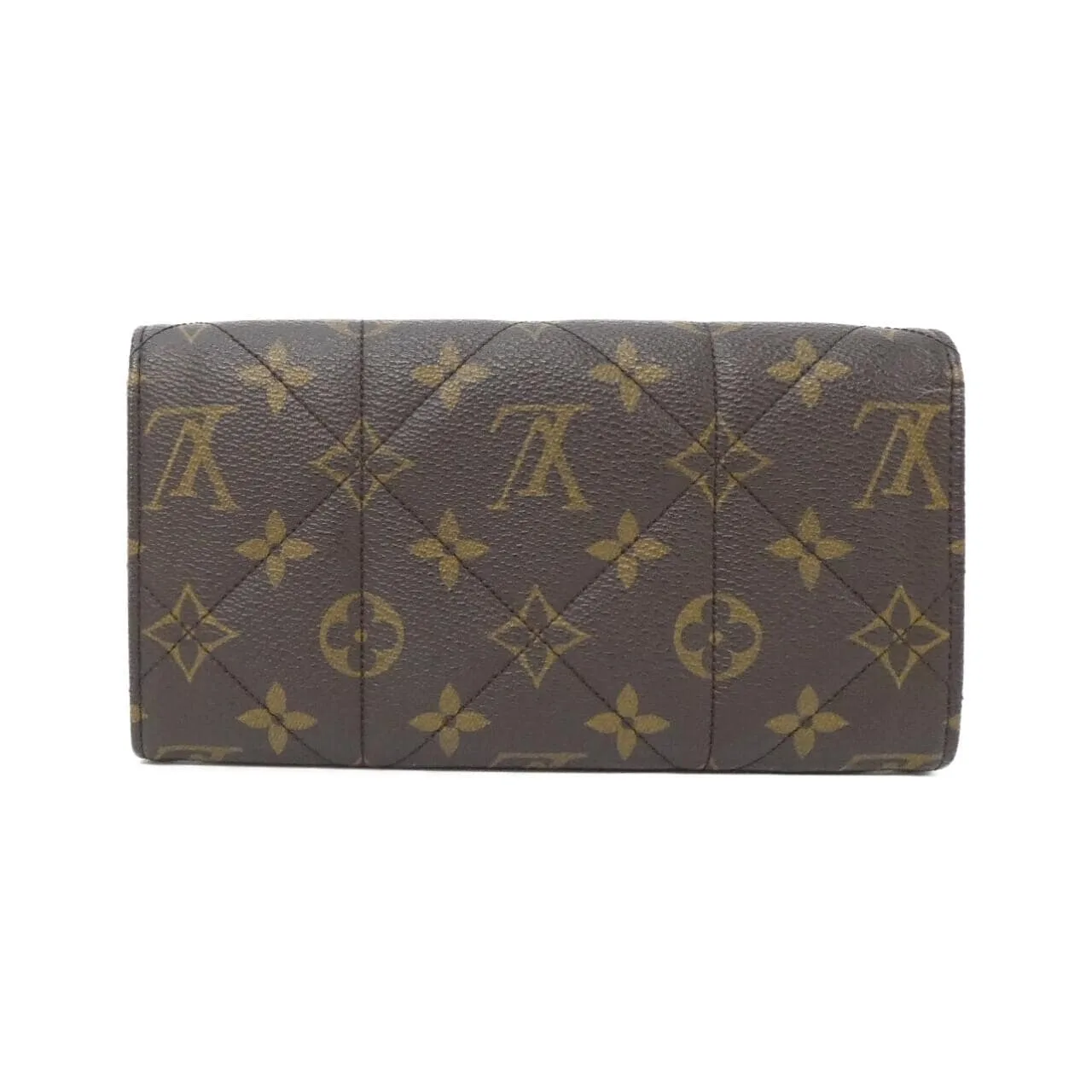 LOUIS VUITTON M66556 Wallet Monogram 黑色 Monogram 中古品A - 縮圖 2