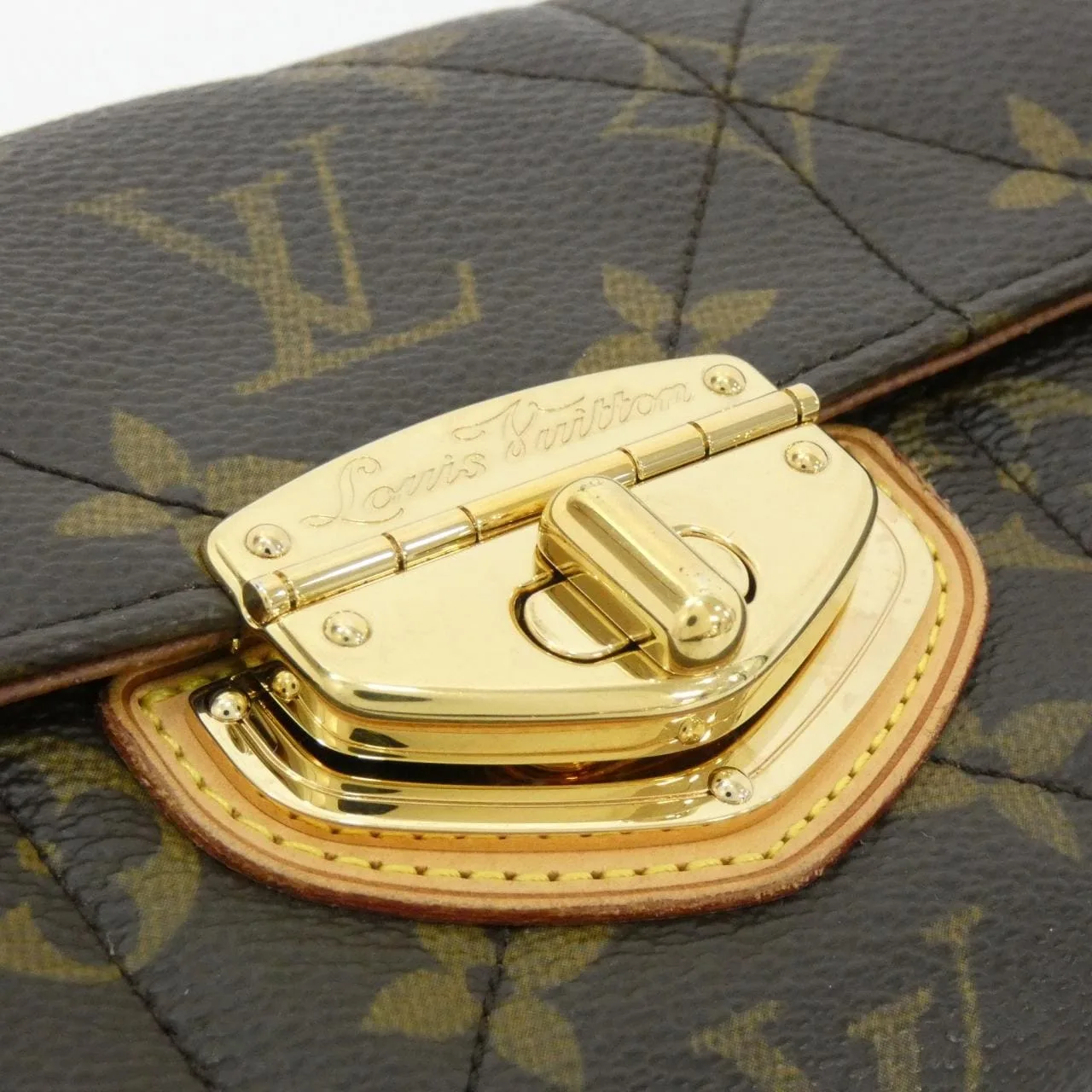 LOUIS VUITTON M66556 Wallet Monogram 黑色 Monogram 中古品A - 縮圖 4
