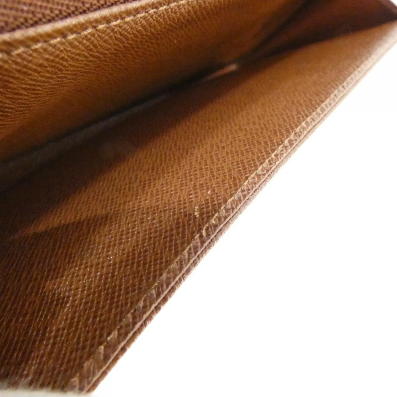 LOUIS VUITTON M66556 Wallet Monogram 黑色 Monogram 中古品A - 縮圖 7