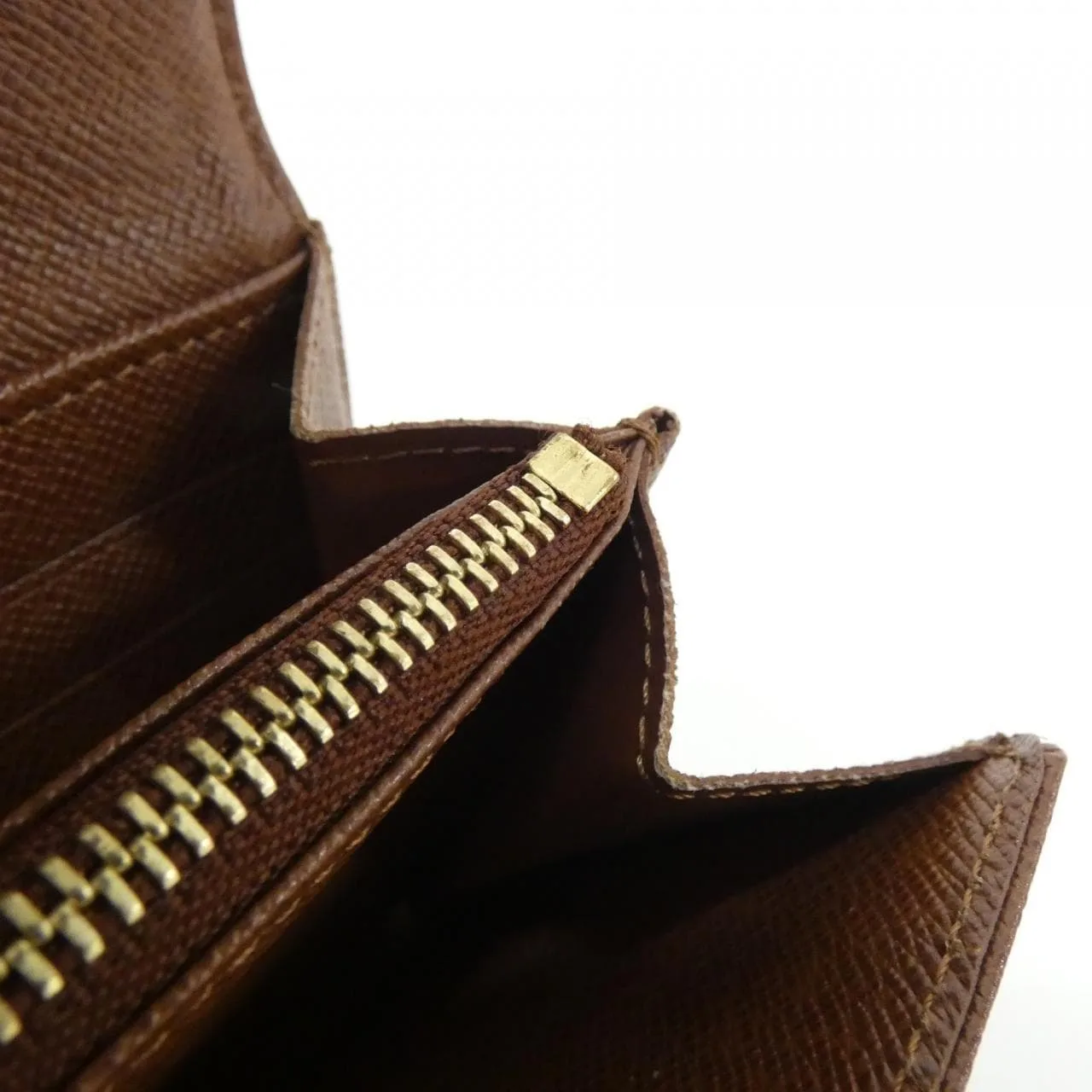 LOUIS VUITTON M66556 Wallet Monogram 黑色 Monogram 中古品A - 縮圖 8