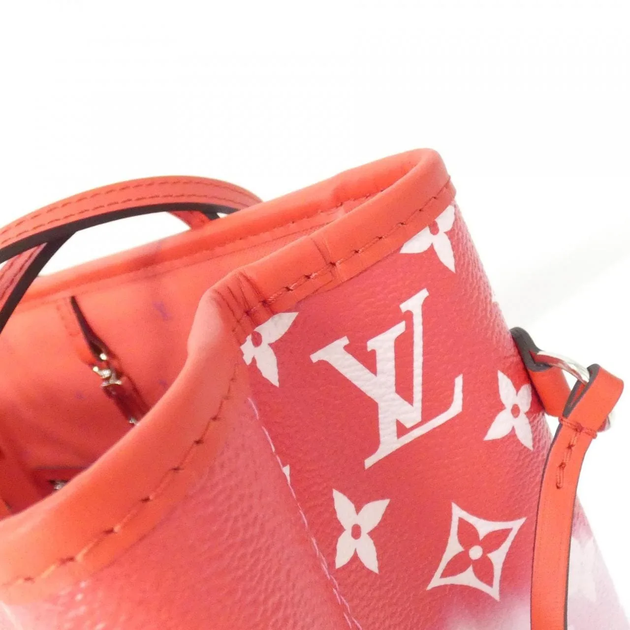 LOUIS VUITTON Neverfull M45127 Tote Canvas Rouge Canvas Rank A - Thumbnail 4