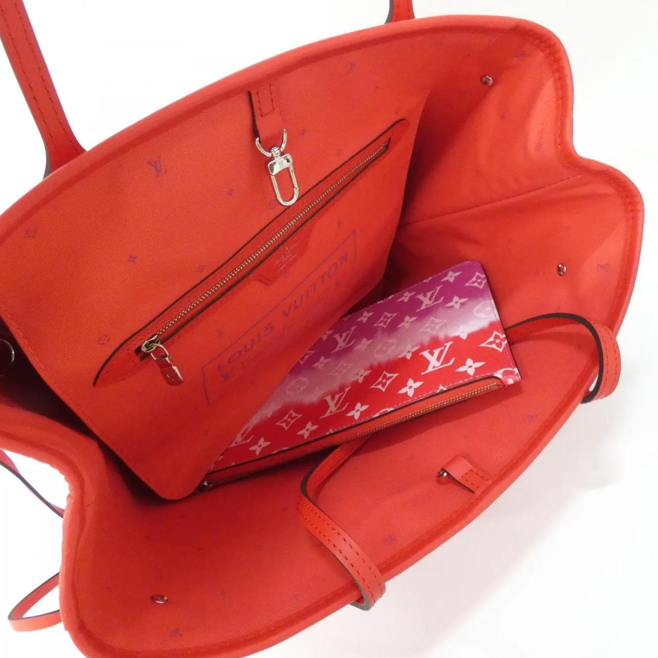 LOUIS VUITTON Neverfull M45127 Tote Canvas Rouge Canvas Rank A - Thumbnail 6