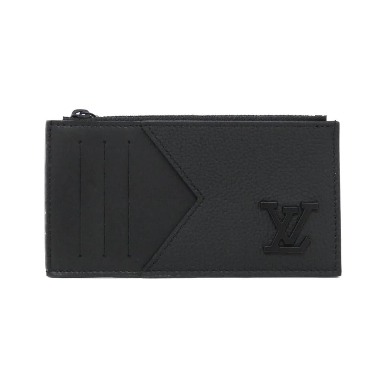 LOUIS VUITTON M82068 Coin Case Lambskin Black