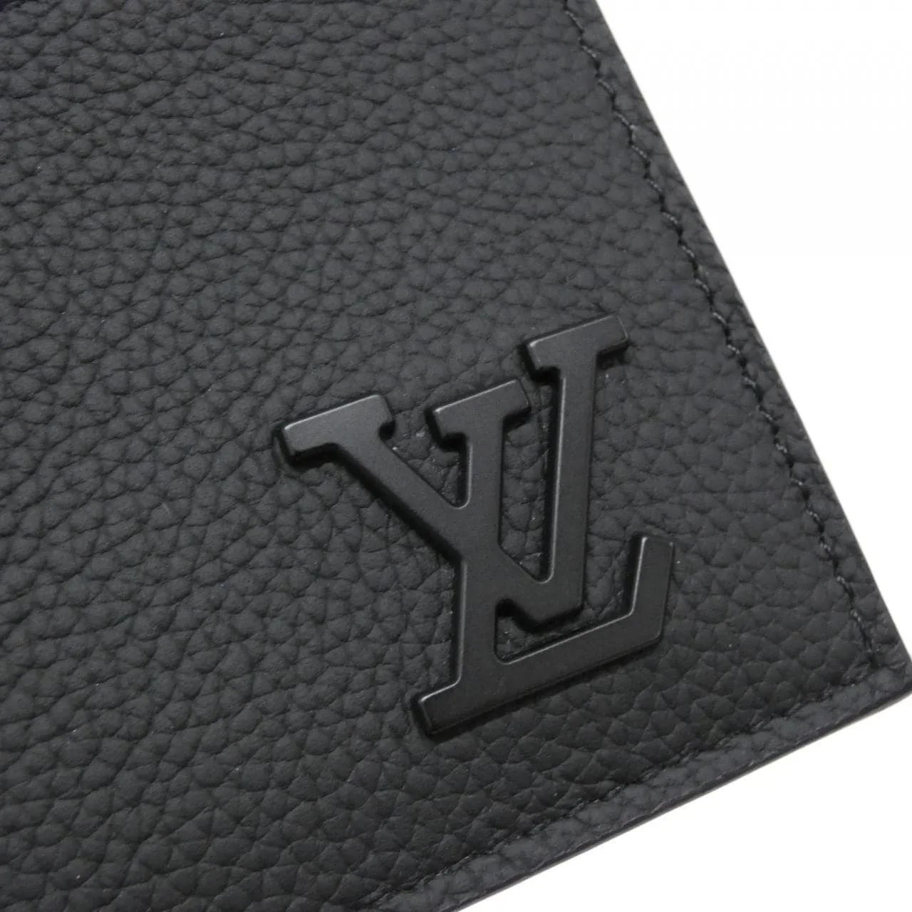 LOUIS VUITTON M82068 Coin Case Lambskin Black Lambskin Rank A - Thumbnail 4