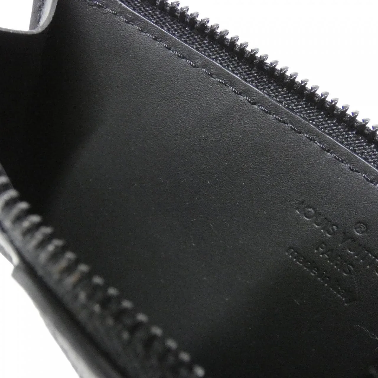LOUIS VUITTON M82068 Coin Case Lambskin Black Lambskin Rank A - Thumbnail 6