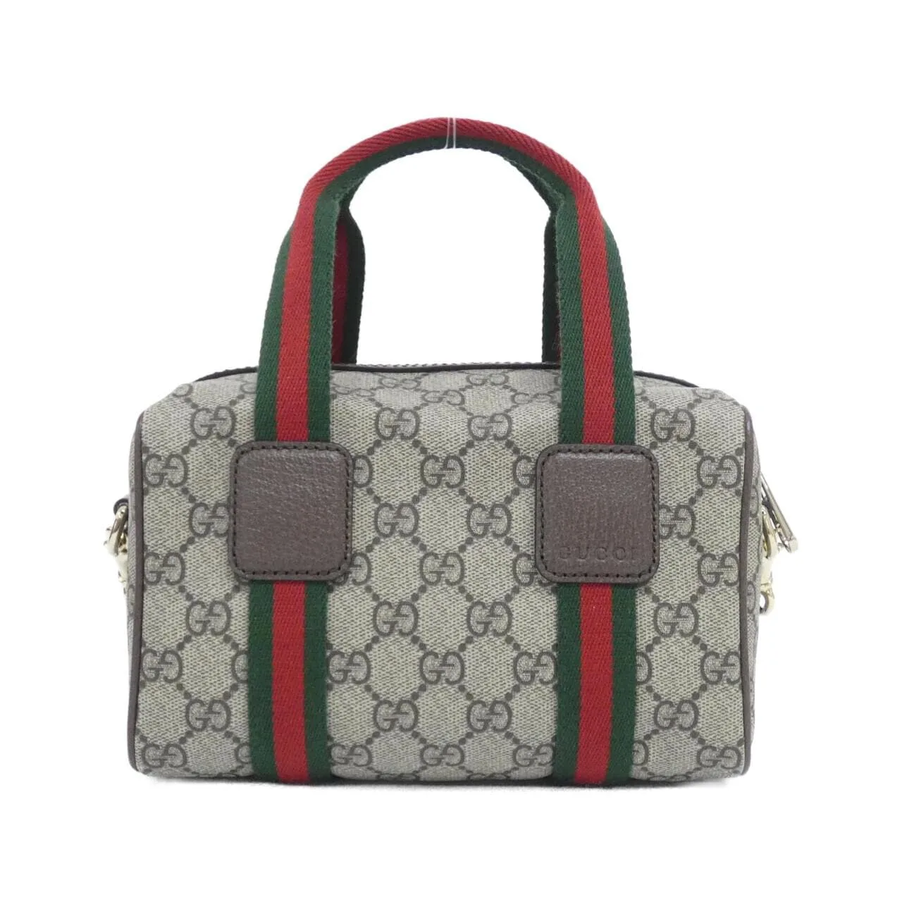 GUCCI 859975 FACHL Boston Canvas 黑色 帆布 中古品A - 縮圖 2