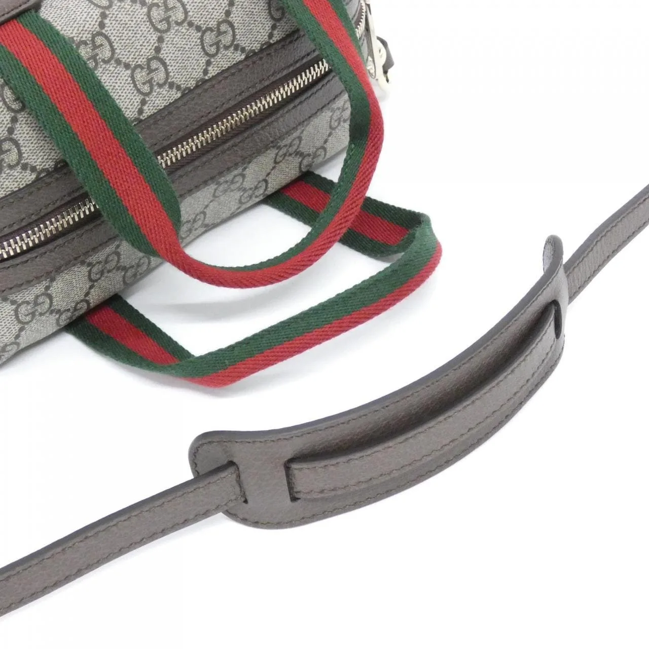 GUCCI 859975 FACHL Boston Canvas 黑色 帆布 中古品A - 縮圖 5