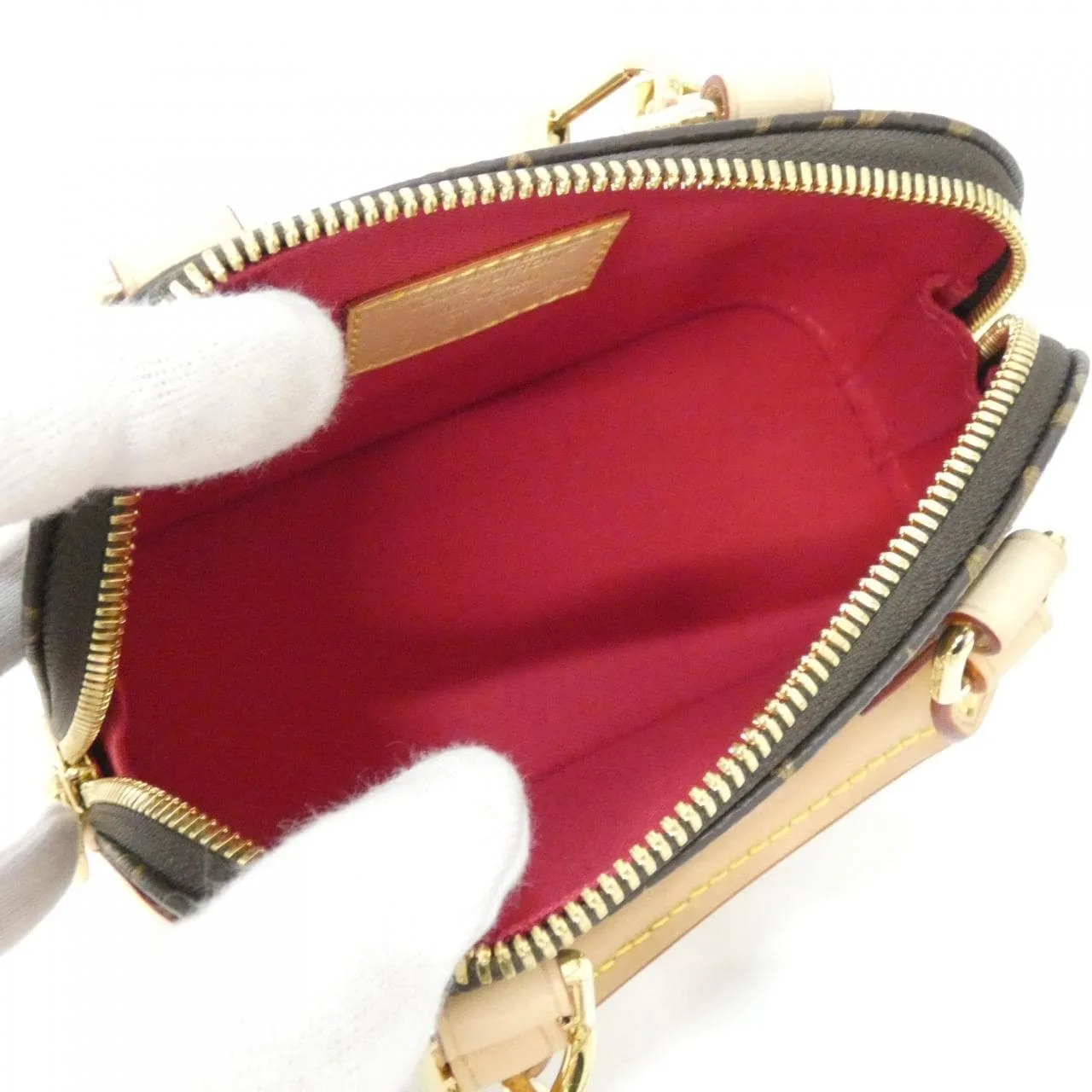 LOUIS VUITTON Alma M13416 Handbag Monogram Black Monogram Rank A - Thumbnail 6