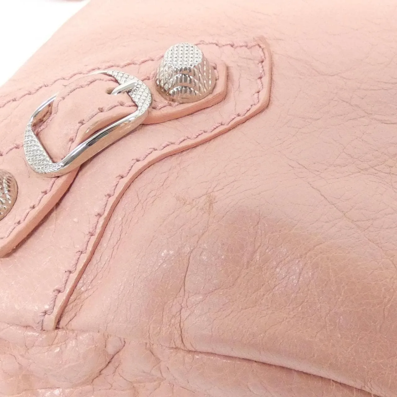 BALENCIAGA 285433 D94JN Handbag Leather Black Leather - Thumbnail 5