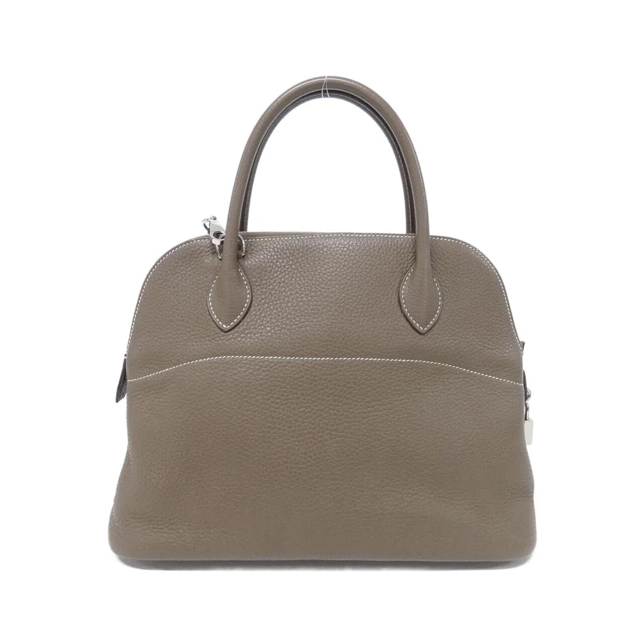 HERMES 073419CK Handbag Clemence Etoupe Clemence Leather - Thumbnail 2