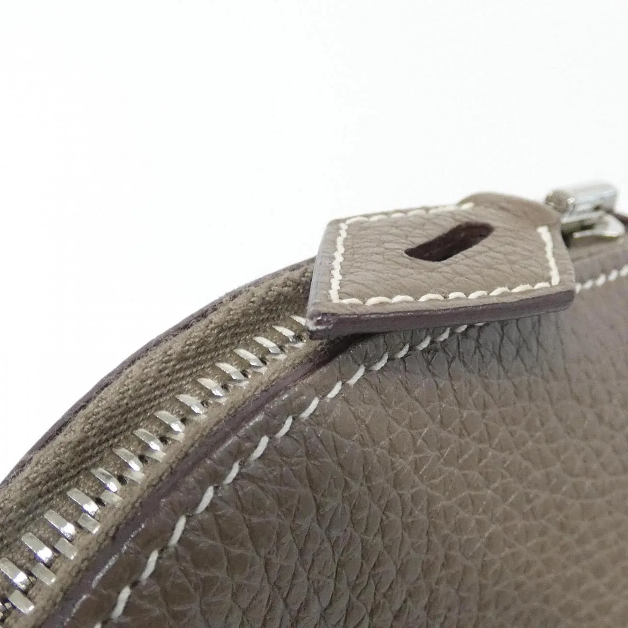 HERMES 073419CK Handbag Clemence Etoupe Clemence Leather - Thumbnail 6
