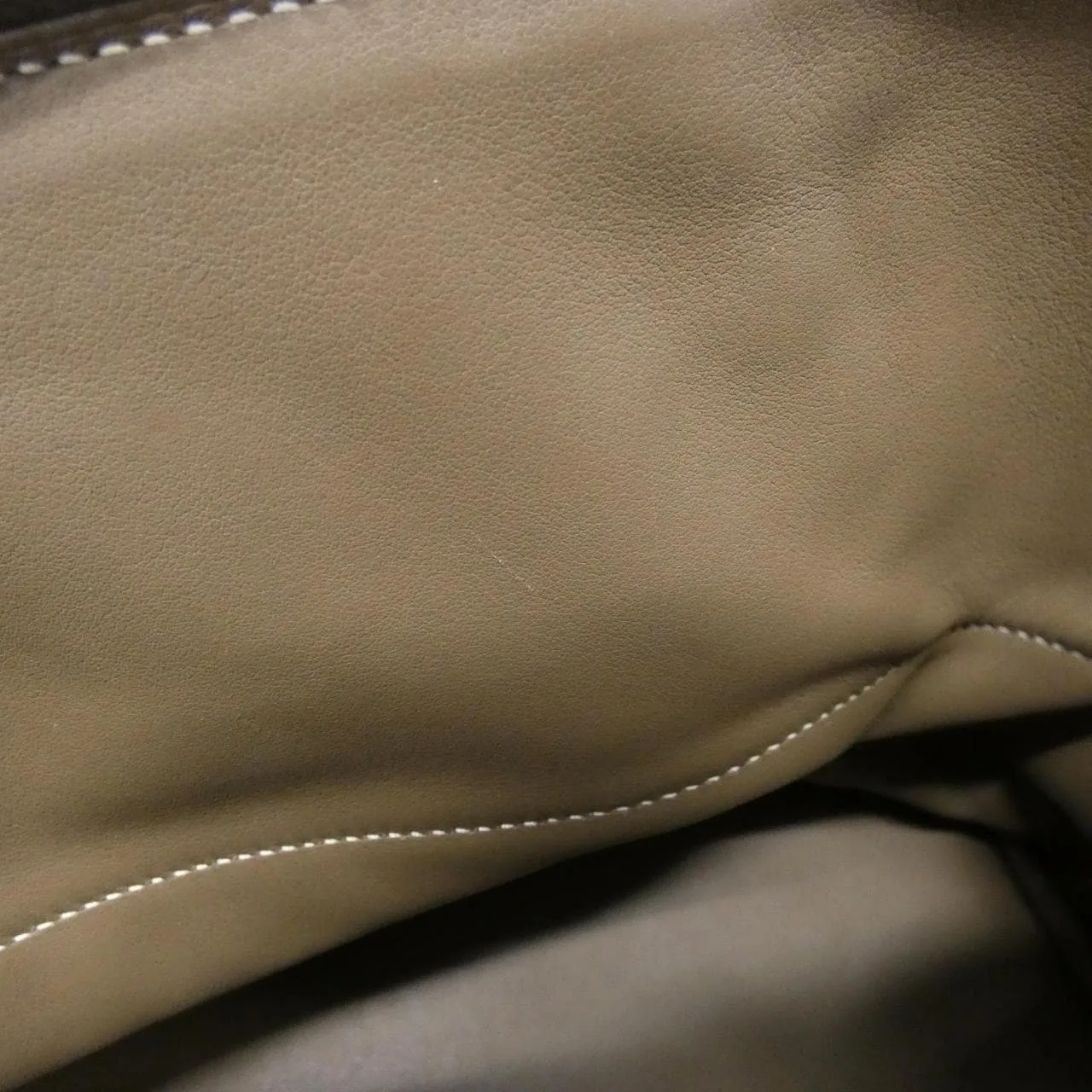 HERMES 073419CK Handbag Clemence Etoupe Clemence Leather - Thumbnail 9