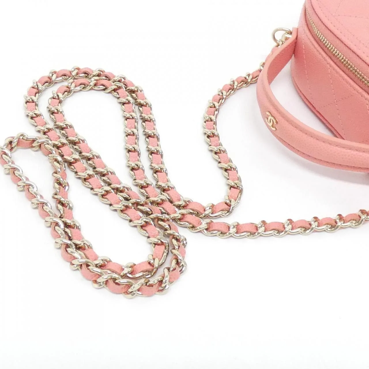 CHANEL AP4438 Handbag Grained Calfskin Pink Grained Calfskin Rank A - Thumbnail 5