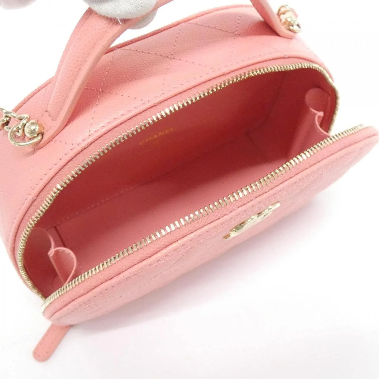 CHANEL AP4438 Handbag Grained Calfskin Pink Grained Calfskin Rank A - Thumbnail 7