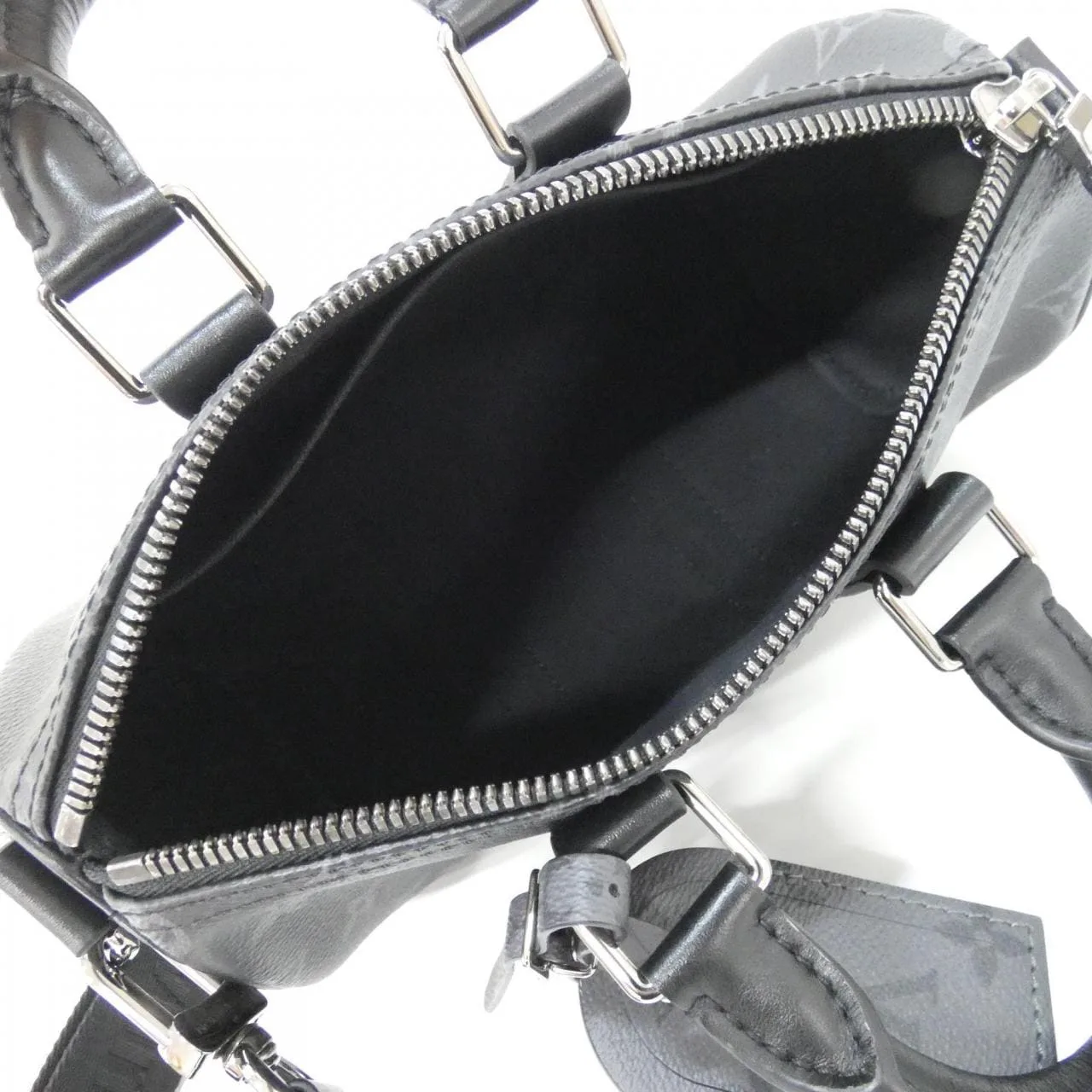 LOUIS VUITTON Keepall M46271 Boston Monogram Black Monogram Rank A - Thumbnail 8