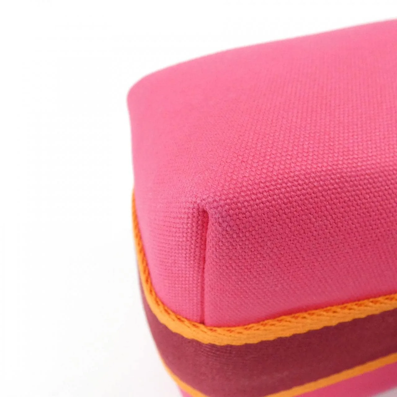 HERMES 103222M Pouch Canvas 黑色 帆布 中古品A - 縮圖 3