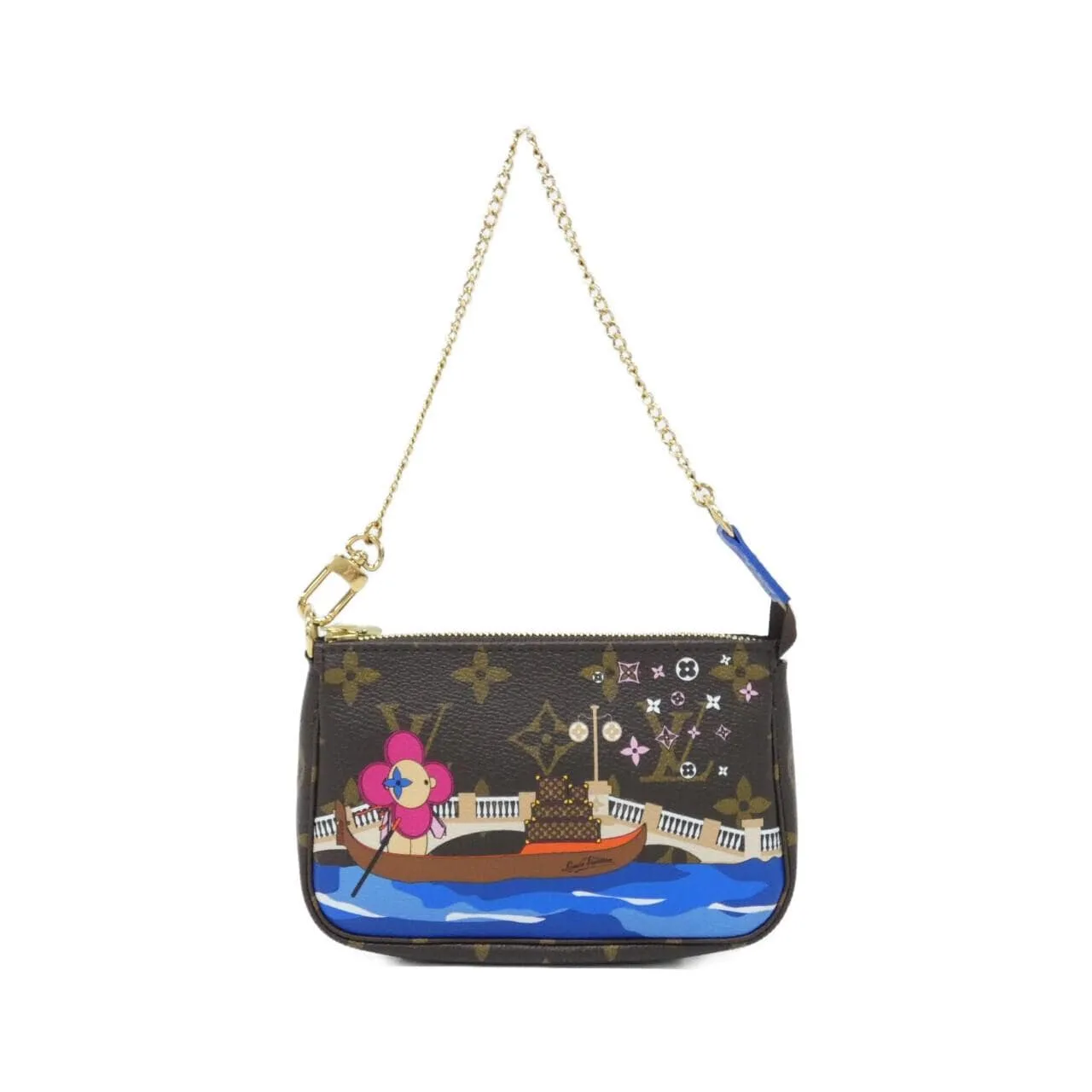 LOUIS VUITTON Pochette M68489 小斜揹包 Monogram Black