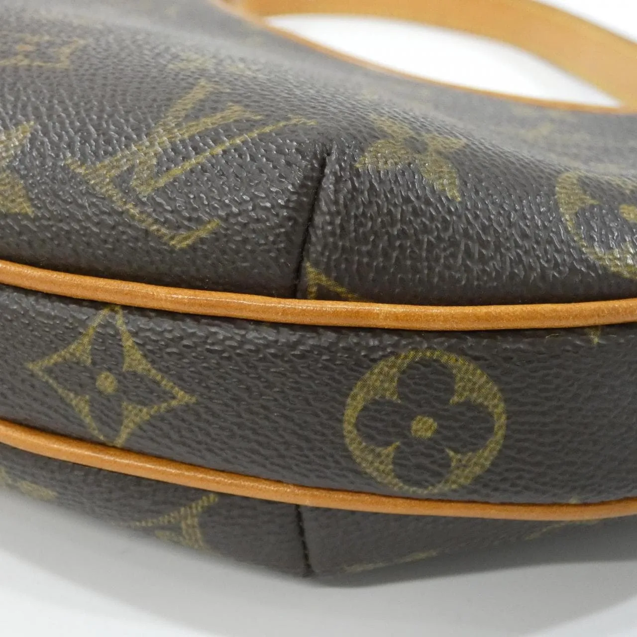 LOUIS VUITTON Pochette M51510 Shoulder Monogram 黑色 Monogram 中古品A - 縮圖 2
