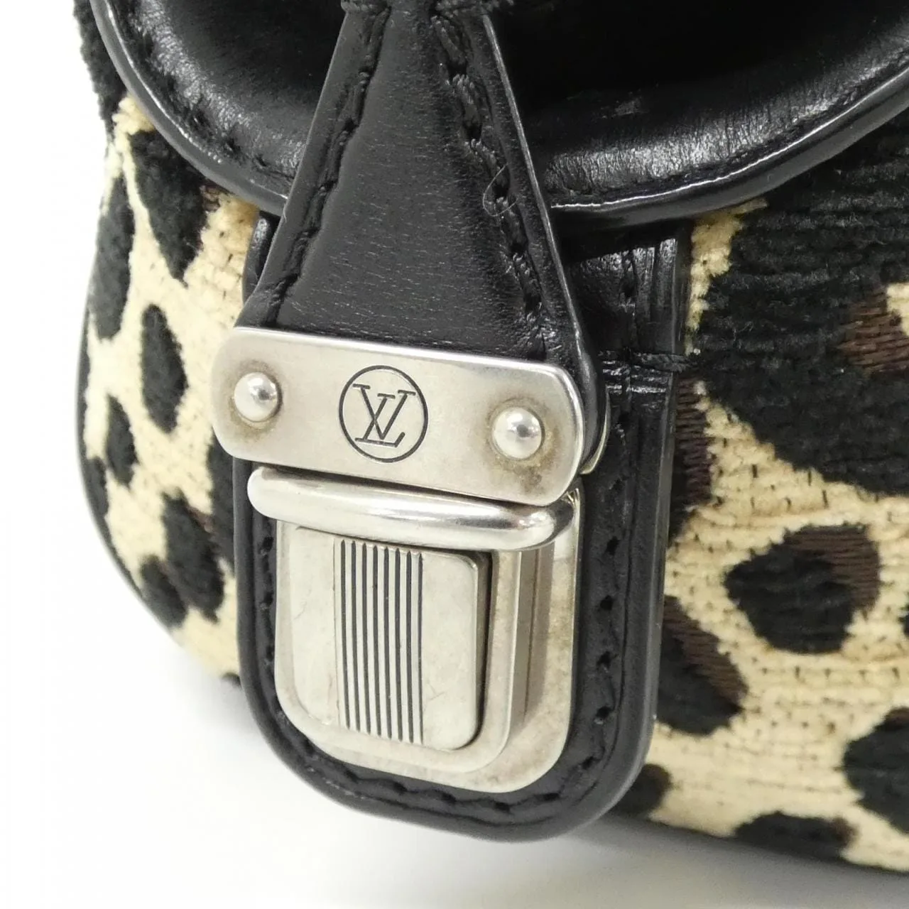 LOUIS VUITTON M94257 Handbag Canvas Black Canvas Rank A - Thumbnail 4