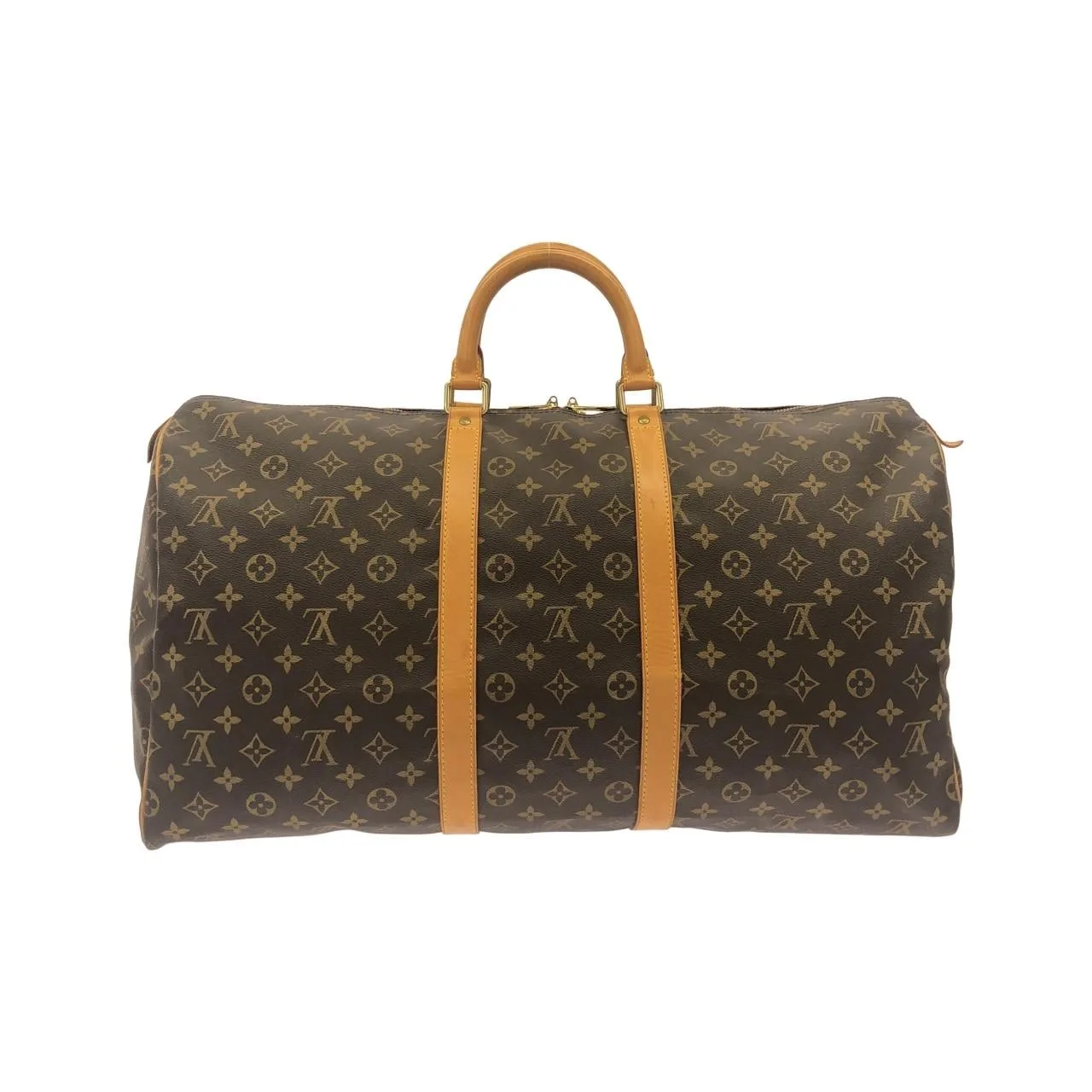 LOUIS VUITTON Keepall M41424 Boston Monogram 黑色 Monogram 中古品B - 縮圖 2