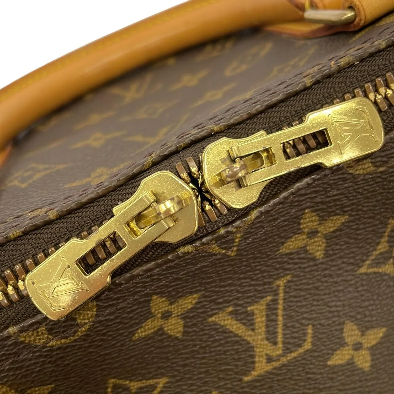 LOUIS VUITTON Keepall M41424 Boston Monogram 黑色 Monogram 中古品B - 縮圖 4