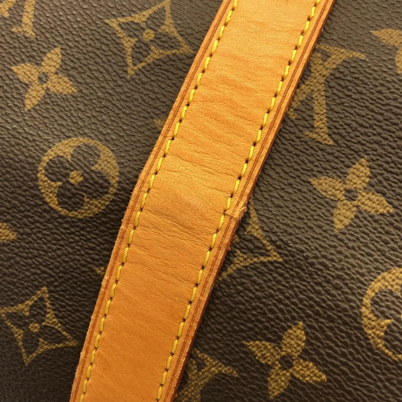 LOUIS VUITTON Keepall M41424 Boston Monogram 黑色 Monogram 中古品B - 縮圖 7