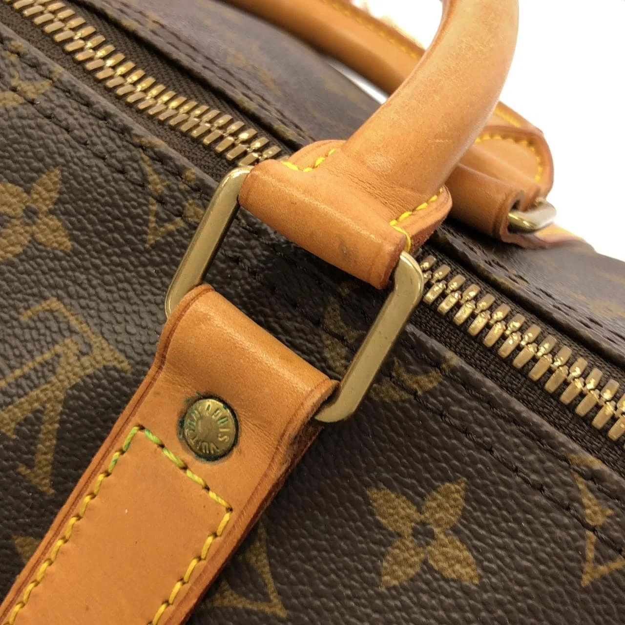 LOUIS VUITTON Keepall M41416 Boston Monogram 黑色 Monogram 中古品B - 縮圖 7