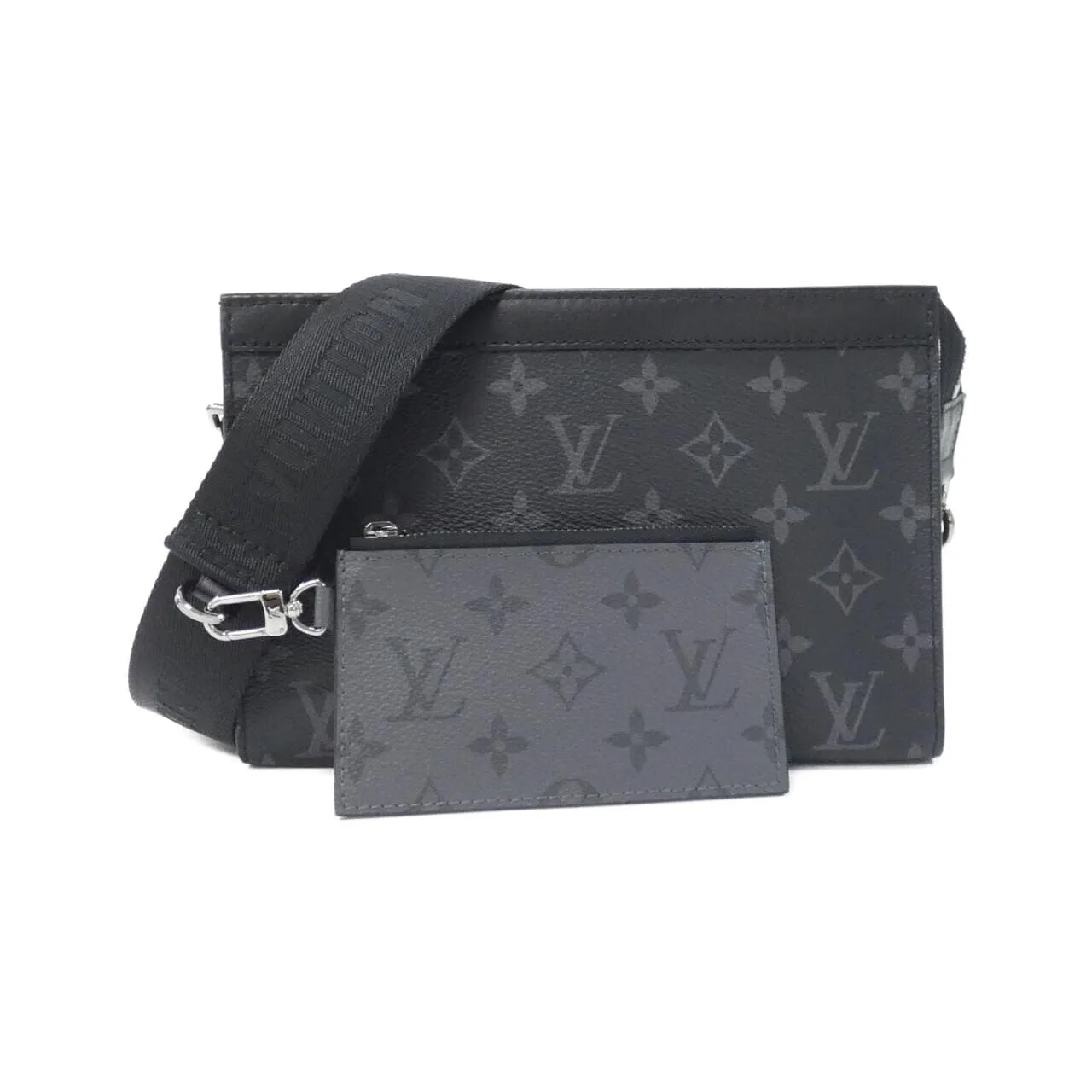 LOUIS VUITTON Eclipse M81124 Shoulder Monogram Black