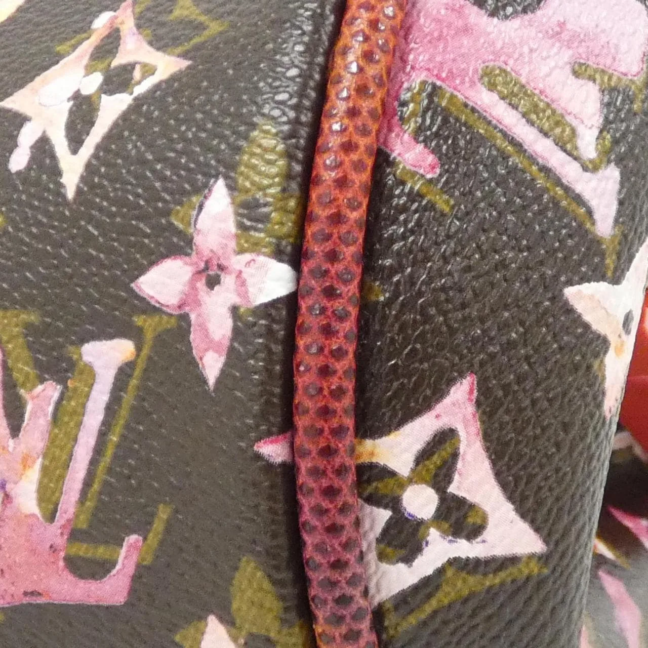 LOUIS VUITTON Papillon M95730 Handbag Monogram 黑色 Monogram 中古品A - 縮圖 2