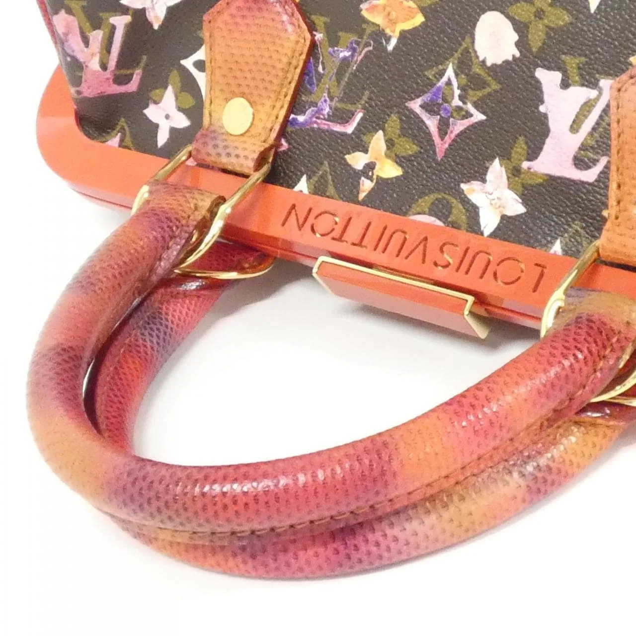 LOUIS VUITTON Papillon M95730 Handbag Monogram 黑色 Monogram 中古品A - 縮圖 8