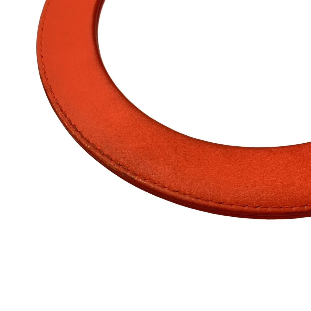 DIOR Handbag Leather 銀色 皮革 中古品B - 縮圖 7