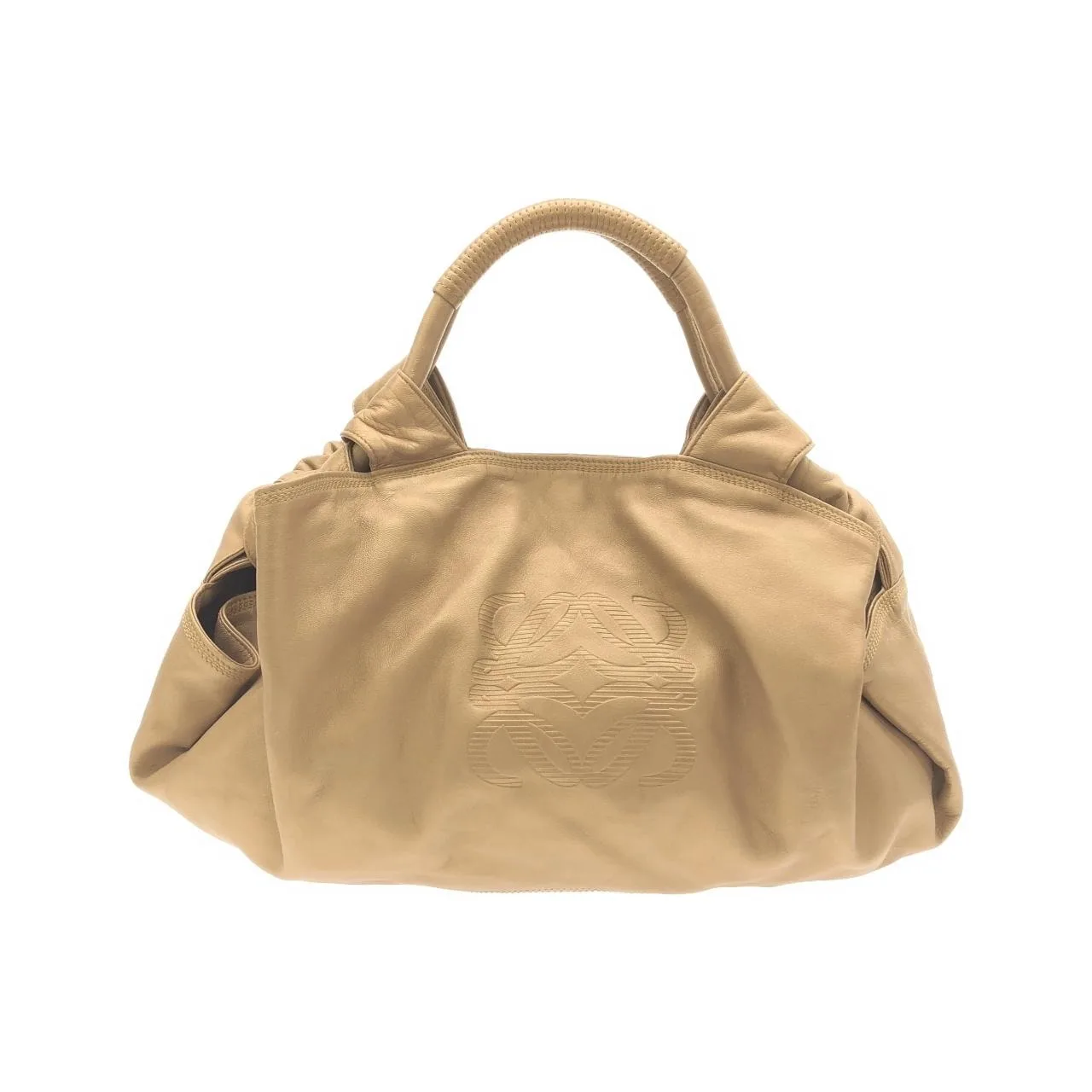 LOEWE 309 82 105 Handbag Leather Gold