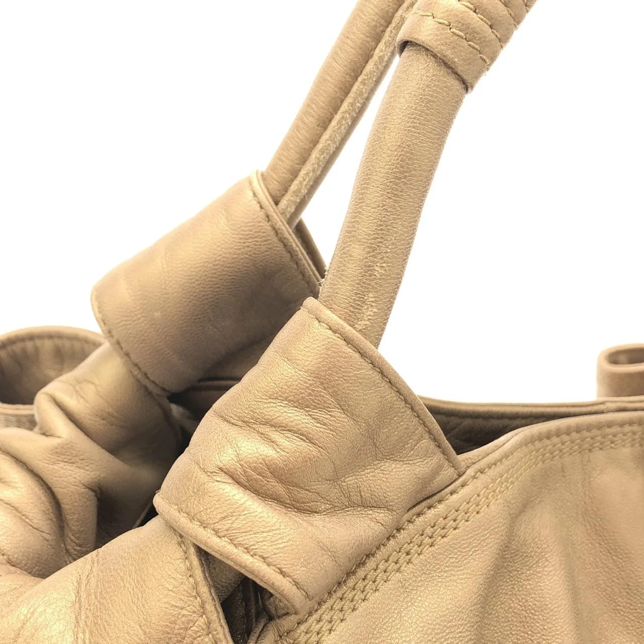 LOEWE 309 82 105 Handbag Leather Gold Leather Rank A - Thumbnail 5