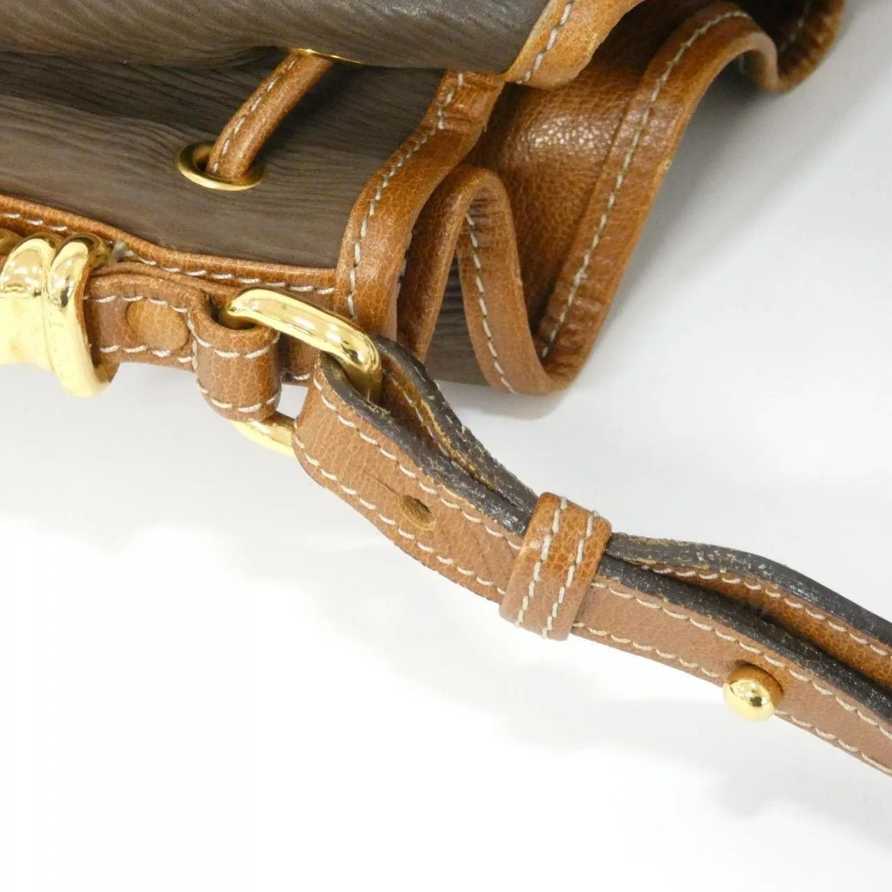 LOEWE Shoulder Leather 棕色 皮革 中古品A - 縮圖 7