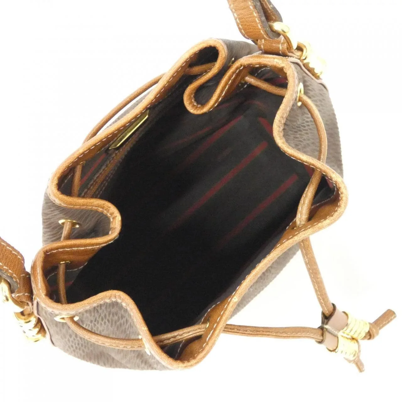 LOEWE Shoulder Leather 棕色 皮革 中古品A - 縮圖 9