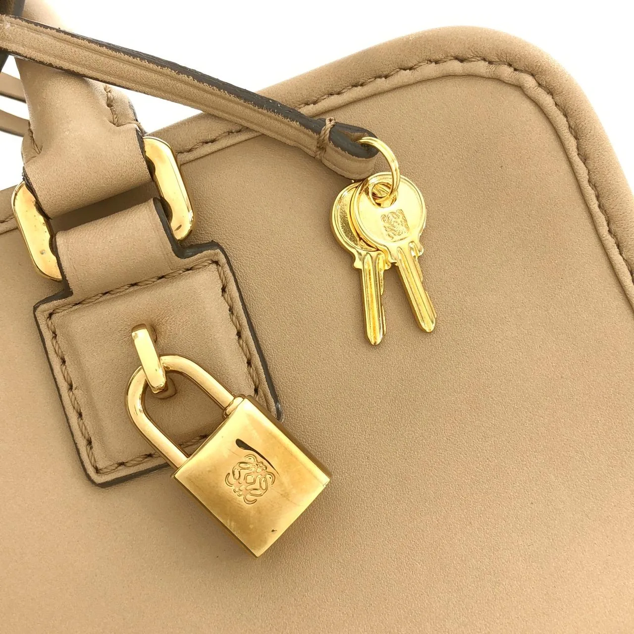 LOEWE Amazona 352 39 H71 Handbag Gold Rank A - Thumbnail 7