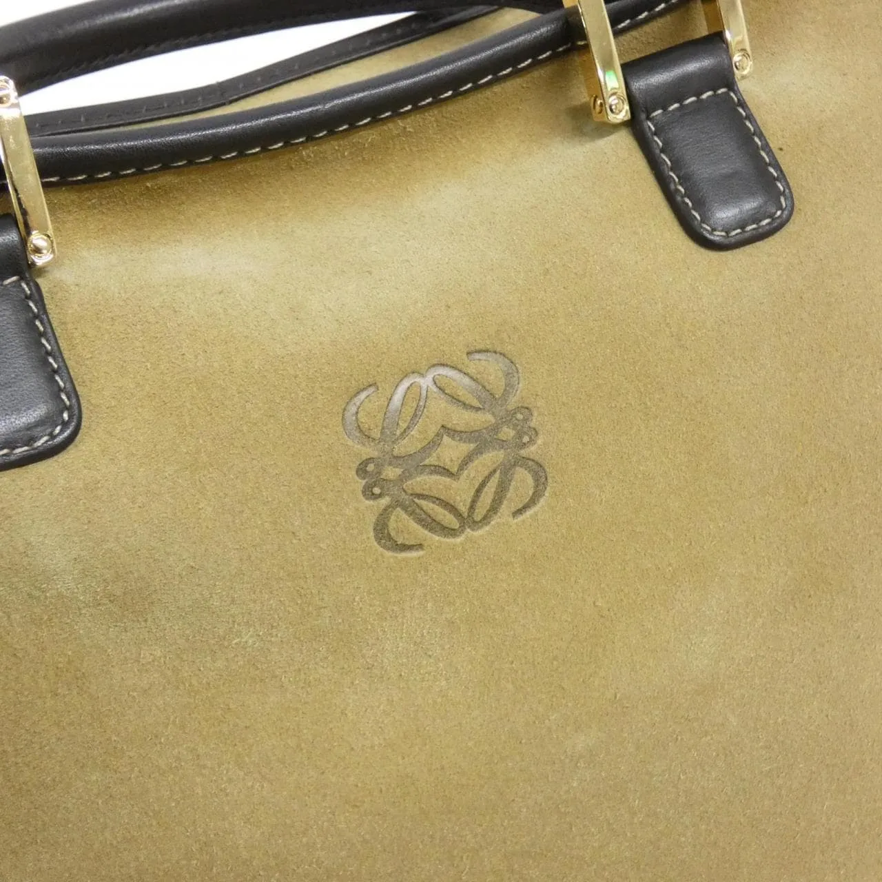 LOEWE Amazona Handbag 棕色 中古品A - 縮圖 7