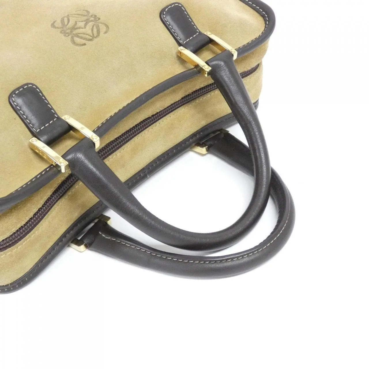 LOEWE Amazona Handbag 棕色 中古品A - 縮圖 8