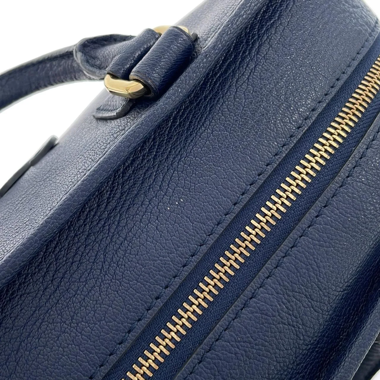 LOEWE Amazona 339 95 A03 Handbag Navy Rank A - Thumbnail 4