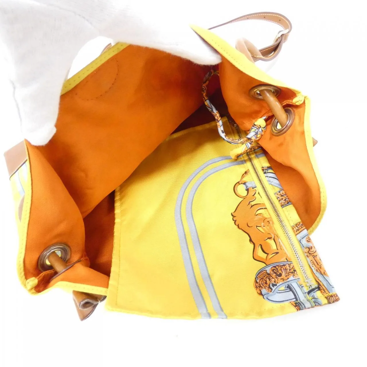 HERMES Silky City 060324CK Shoulder Black Rank B - Thumbnail 9