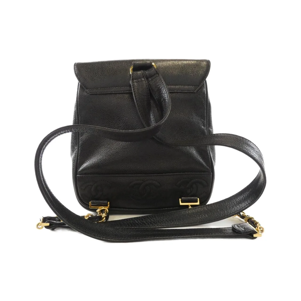 CHANEL Backpack Grained Calfskin