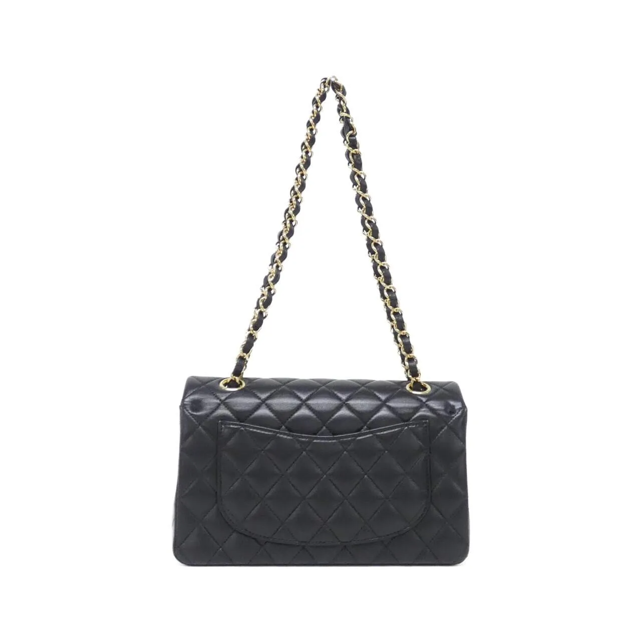 CHANEL Matelasse 1113 Shoulder Lambskin Black Lambskin Rank A - Thumbnail 2