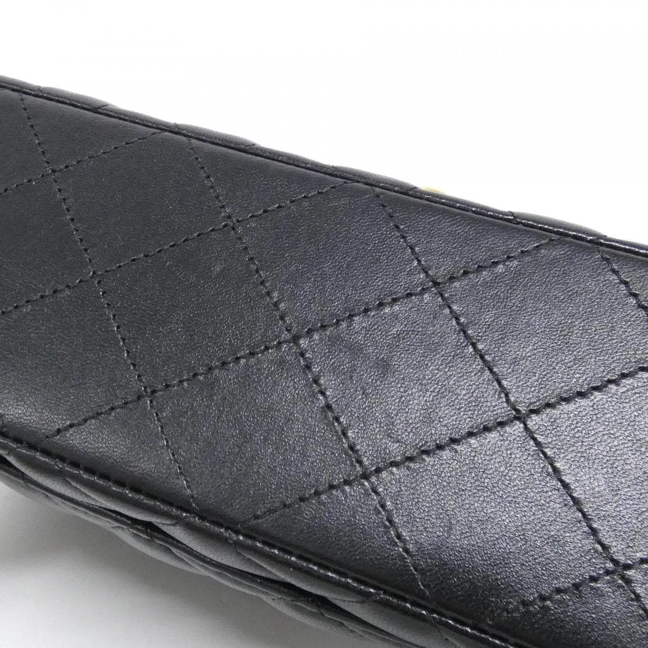 CHANEL Matelasse 1113 Shoulder Lambskin Black Lambskin Rank A - Thumbnail 3