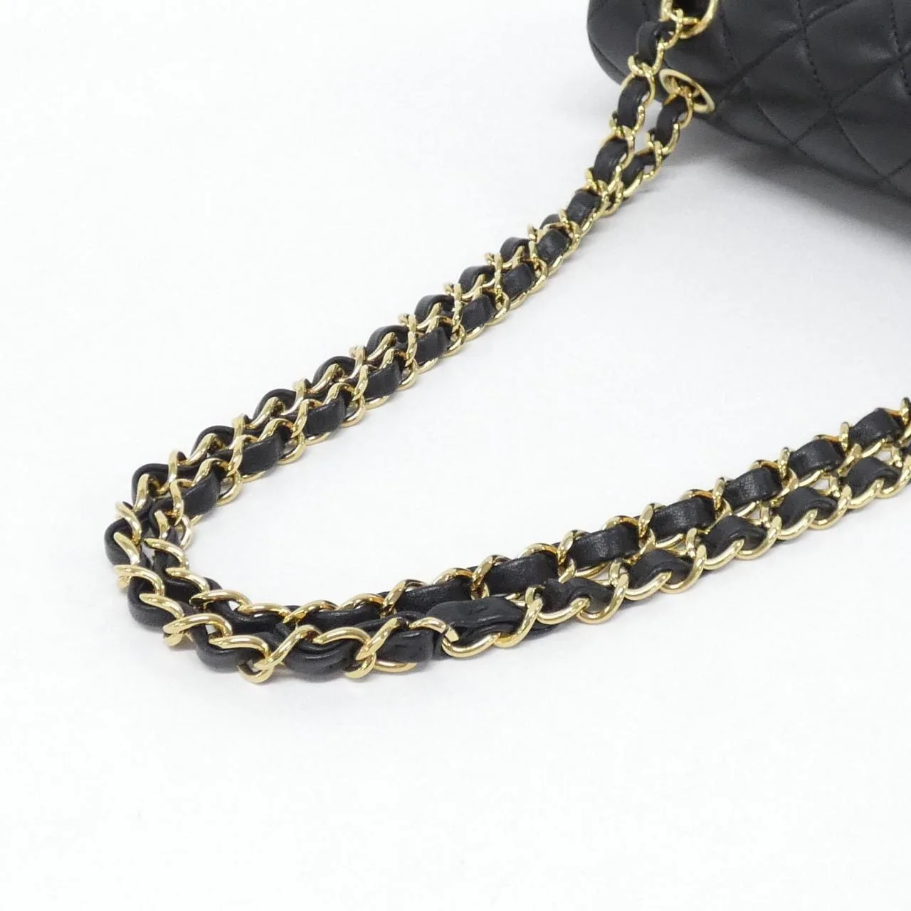 CHANEL Matelasse 1113 Shoulder Lambskin Black Lambskin Rank A - Thumbnail 5