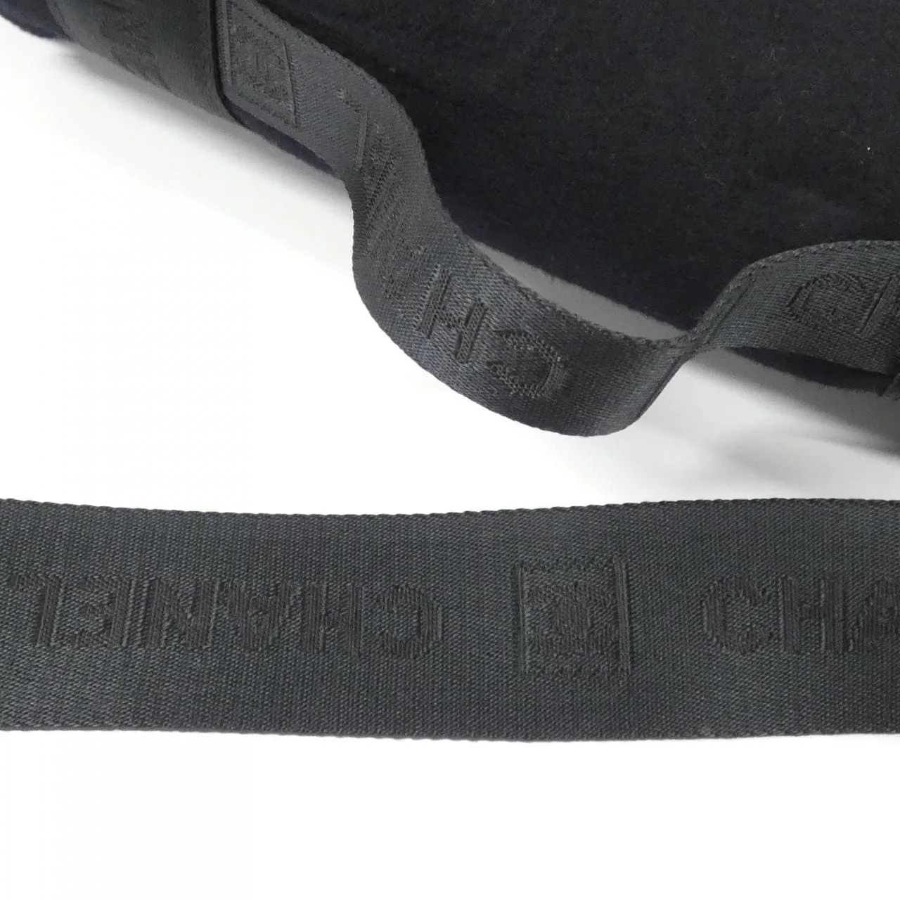 CHANEL 26169 Shoulder Canvas 黑色 帆布 中古品A - 縮圖 4