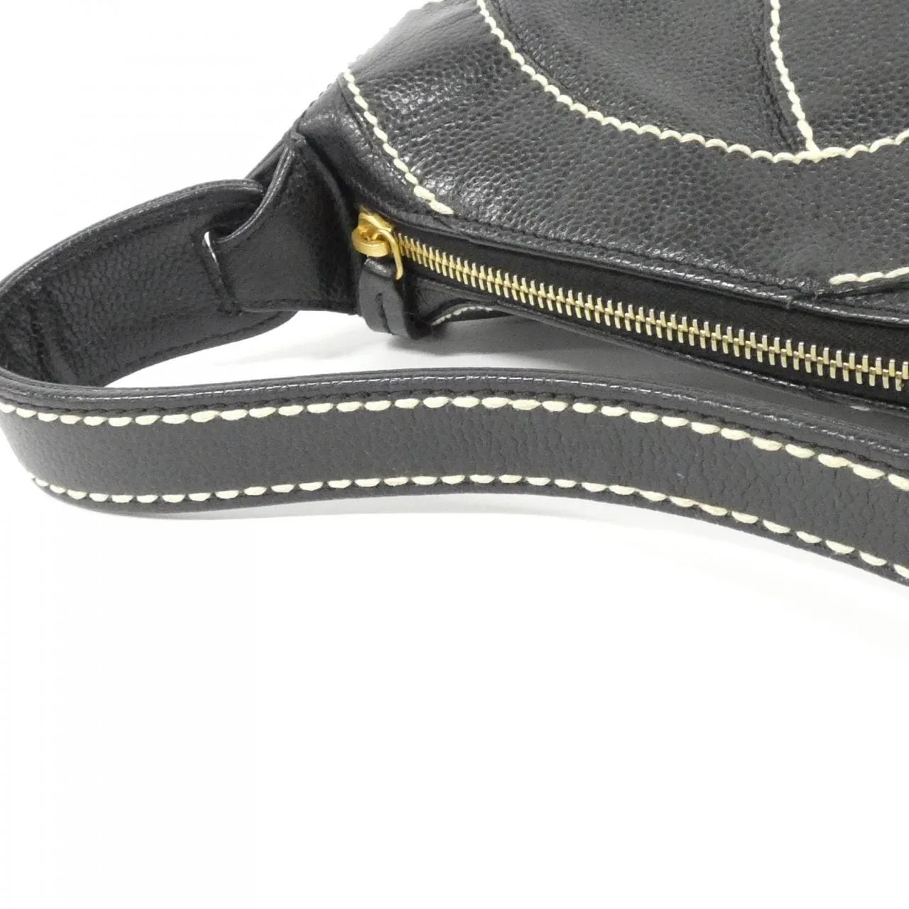 CHANEL 25659 Shoulder Grained Calfskin Black Grained Calfskin Rank A - Thumbnail 7