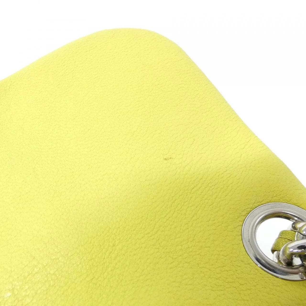CHANEL 49889 Shoulder Lambskin Yellow Lambskin - Thumbnail 9