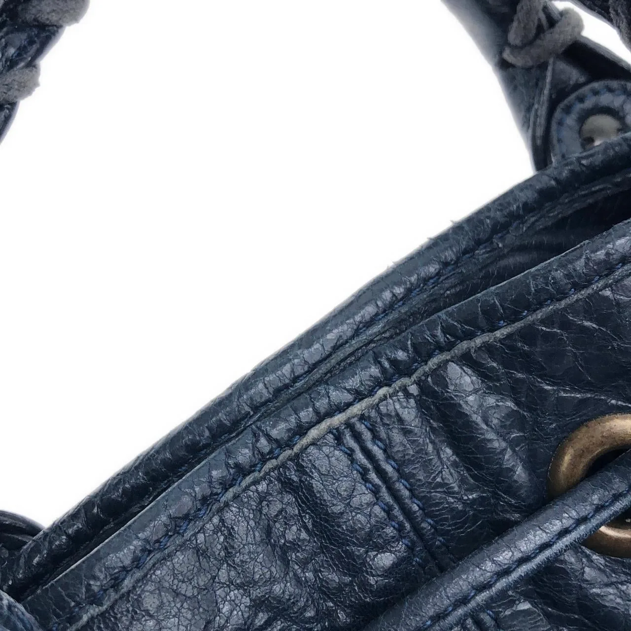 BALENCIAGA 246438 D94JT Handbag Leather Black Leather Rank A - Thumbnail 5