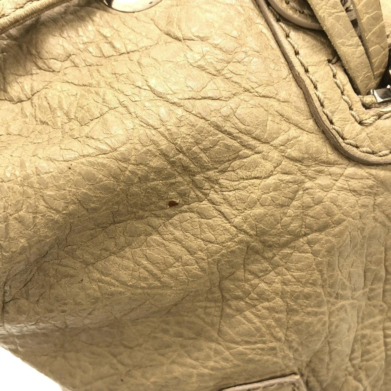 BALENCIAGA 285439 D94JN Handbag Leather Silver Leather Rank A - Thumbnail 4